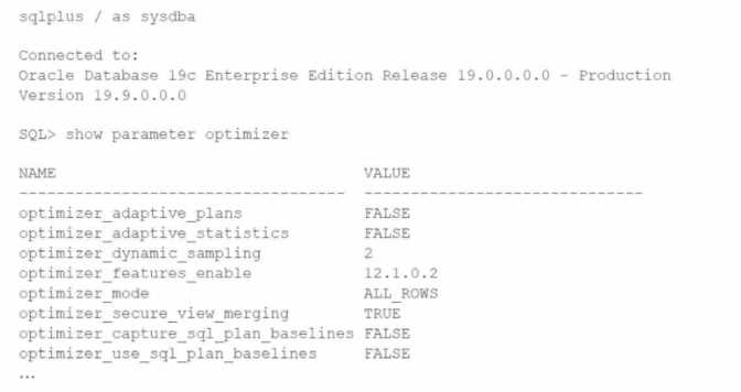 Oracle 1Z0-084 question