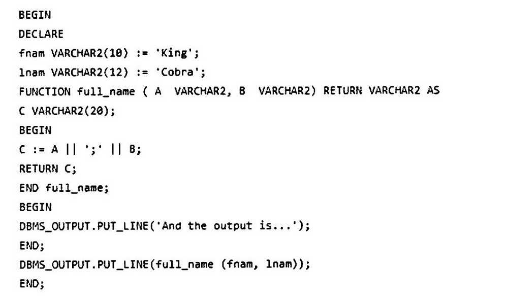 Oracle 1Z0-149 question