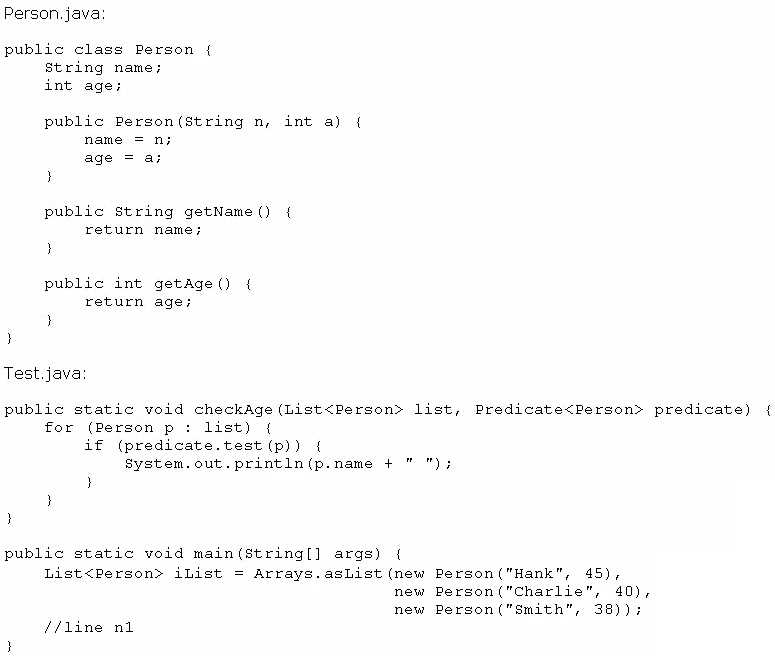 Oracle 1Z0-808 question