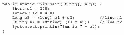 Oracle 1Z0-808 question