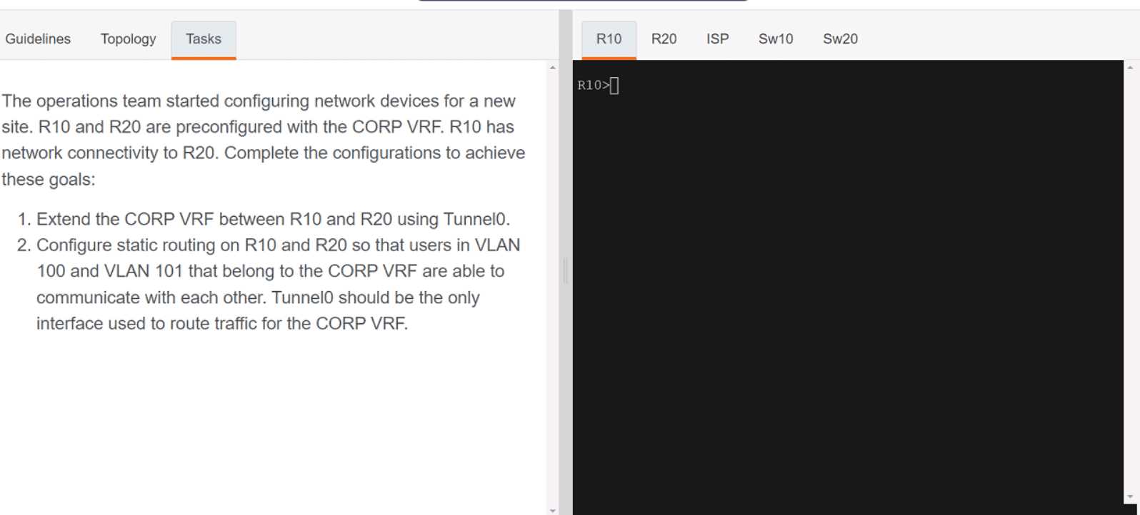 CISCO ENCOR 350-401 Exam Questions question