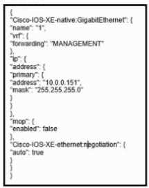 Cisco CCNP 350-401 ENCOR question