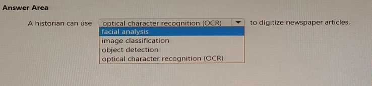 AI-900 exam question