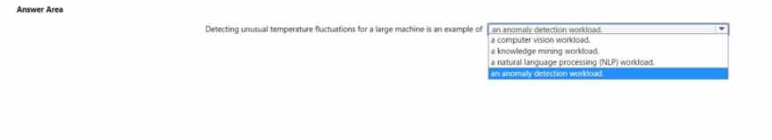 AI-900 exam question