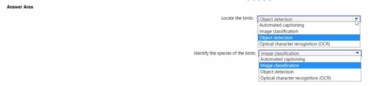 AI-900 exam question