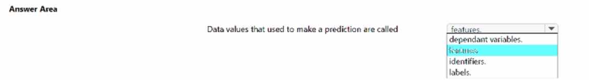 AI-900 exam question