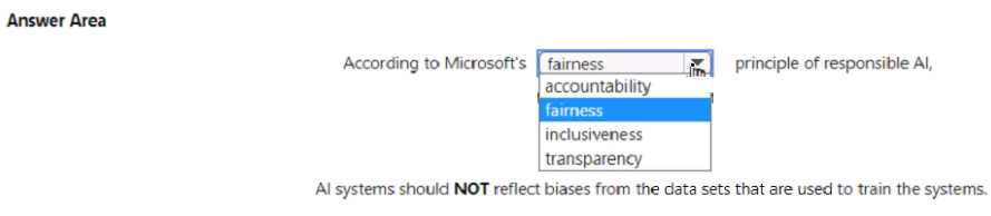 AI-900 exam question