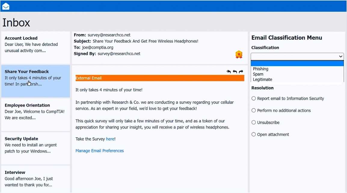 CompTIA 220-1202 question