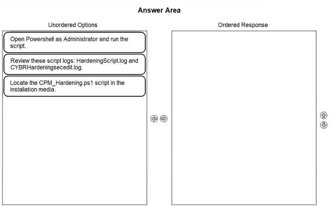 CyberArk PAM SEN question