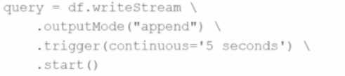 Databricks DATABRICKS CERTIFIED ASSOCIATE DEVELOPER FOR APACHE SPARK 3 question