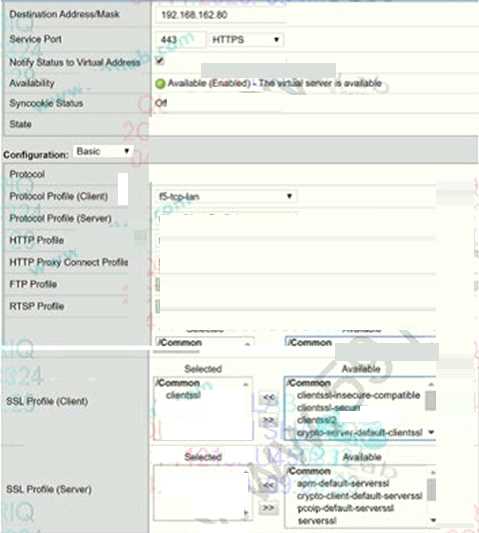 F5 Networks 201 question