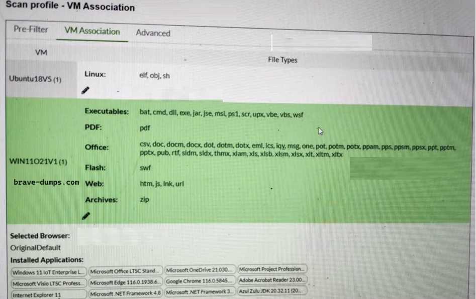 Fortinet FCP FSA AD 5.0 question