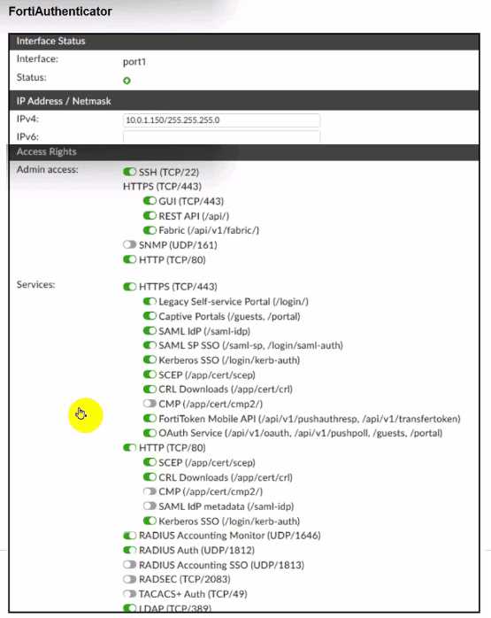 Fortinet FCSS LED AR 7 question