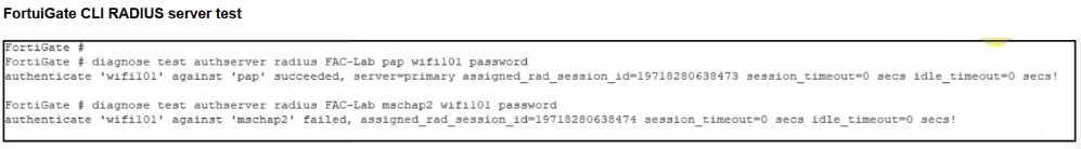 Fortinet FCSS LED AR 7 question