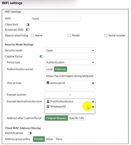 Fortinet FCSS LED AR 7 question