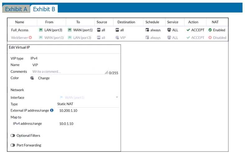 Fortinet NSE4 FGT 7 question