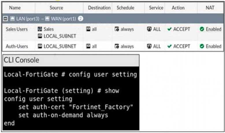 Fortinet NSE4 FGT 7 question