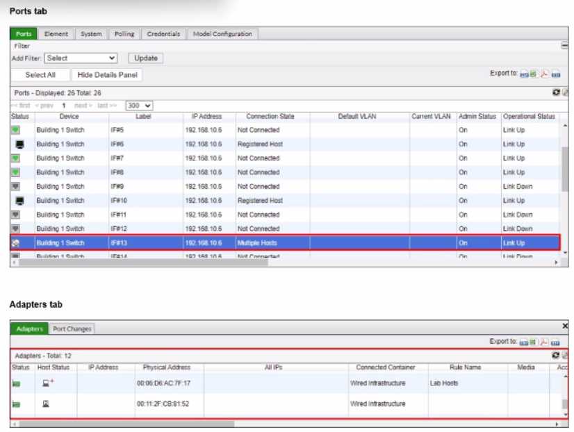 Fortinet NSE5 FNC AD 7.6 question