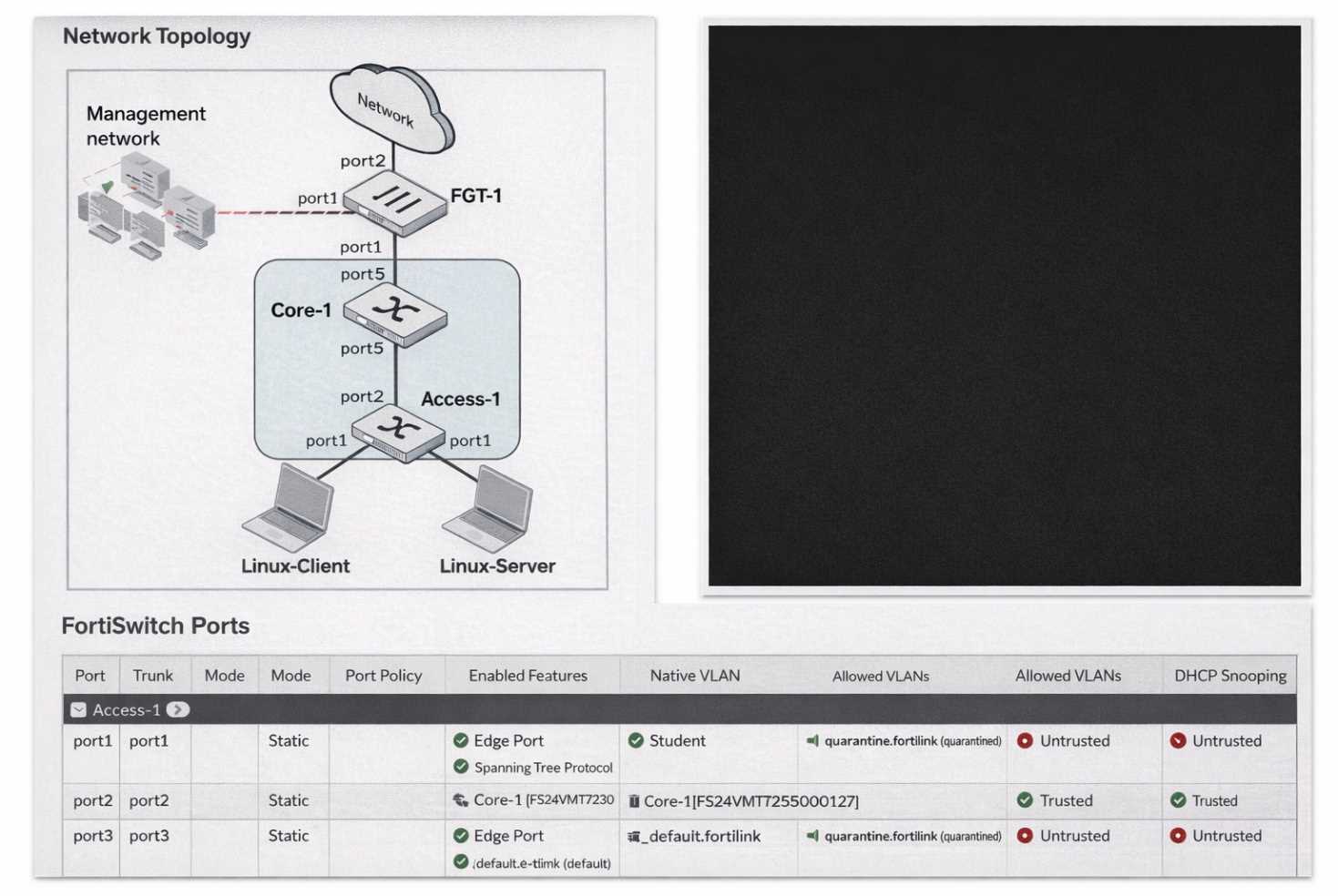 Fortinet NSE5 FSW AD 7.6 question