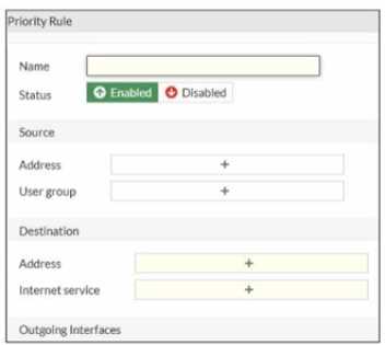 Fortinet NSE6 SDW AD 7.6 question