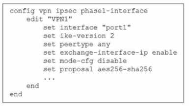 Fortinet NSE6 SDW AD 7.6 question