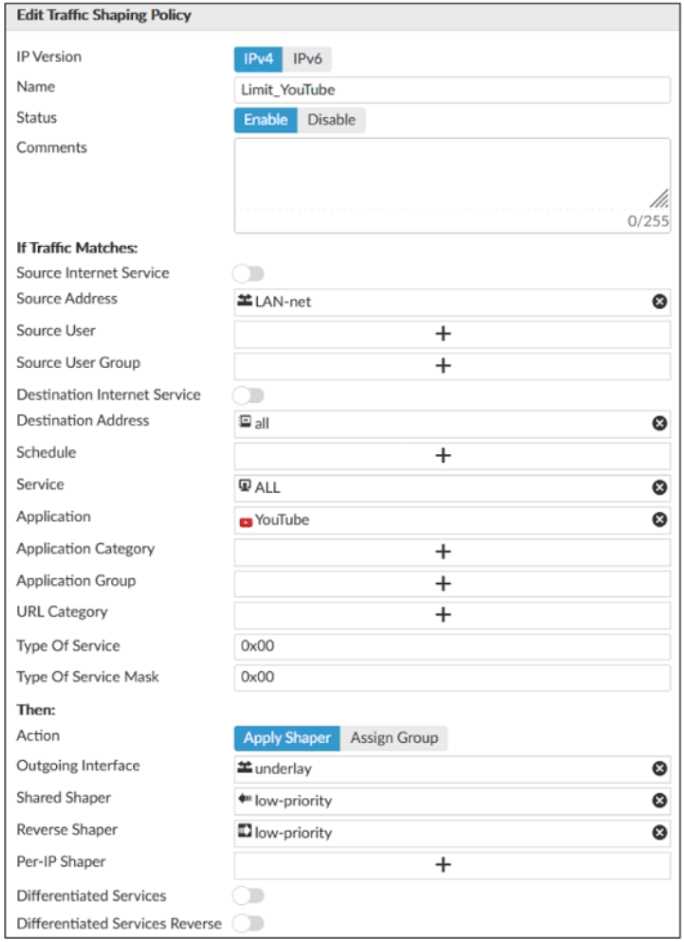 Fortinet NSE7 SDW 7 question