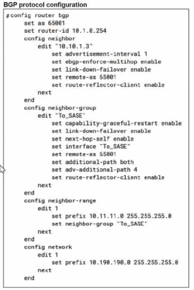 Fortinet NSE7 SSE AD 25 question