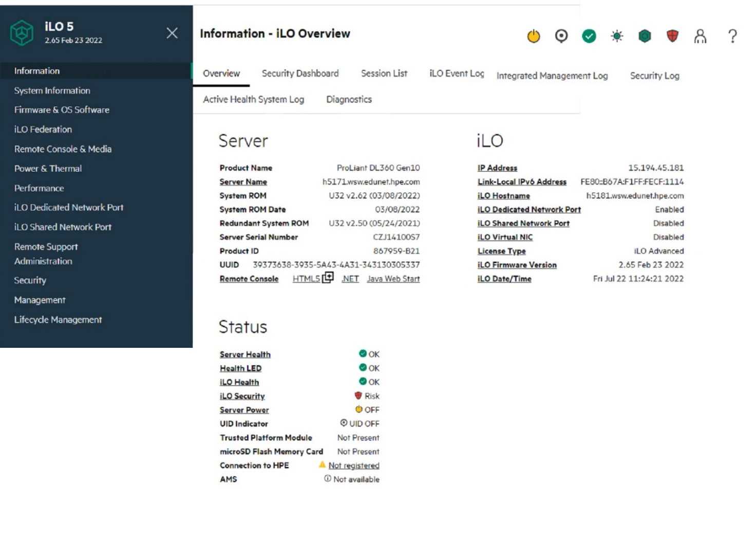 HP HPE0 V26 question