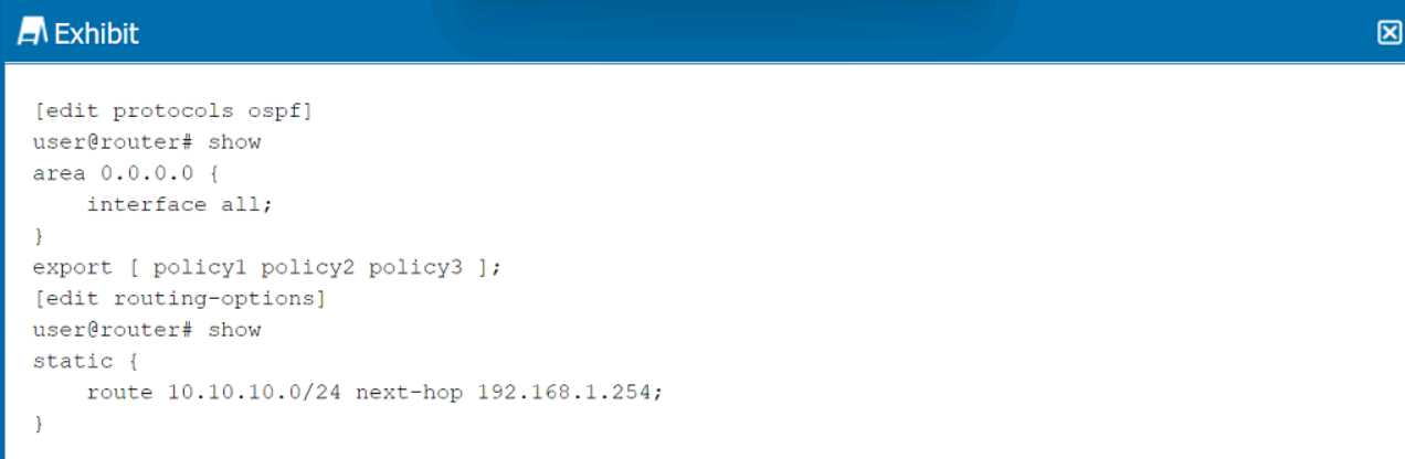 JN0-105 practice exam questions