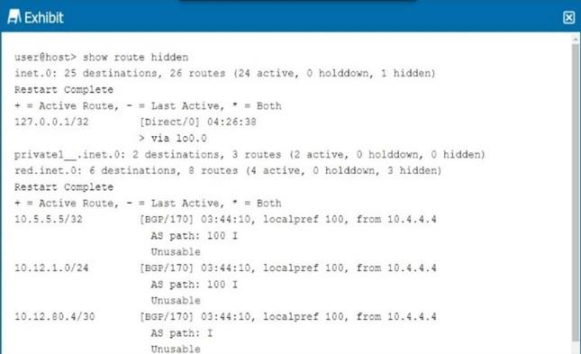Juniper JN0 281 question