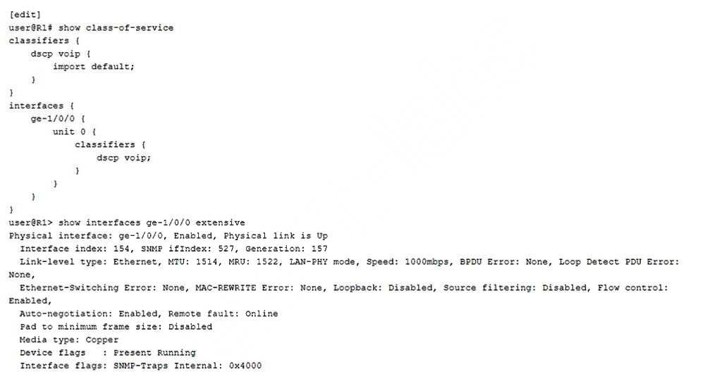 JUNIPER JN0 649 question