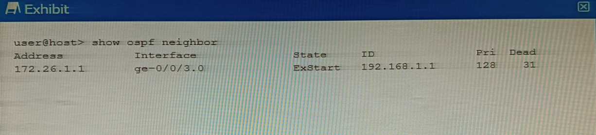Juniper JN0 351 question