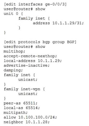 Juniper JN0 362 question