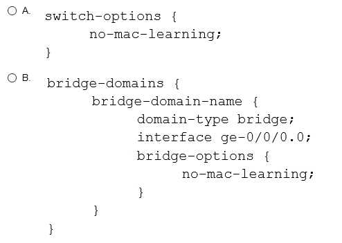 JN0-362 practice exam questions