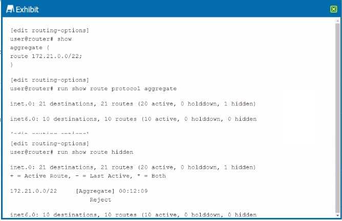 JN0-363 practice exam questions