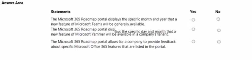 MS-900 exam question
