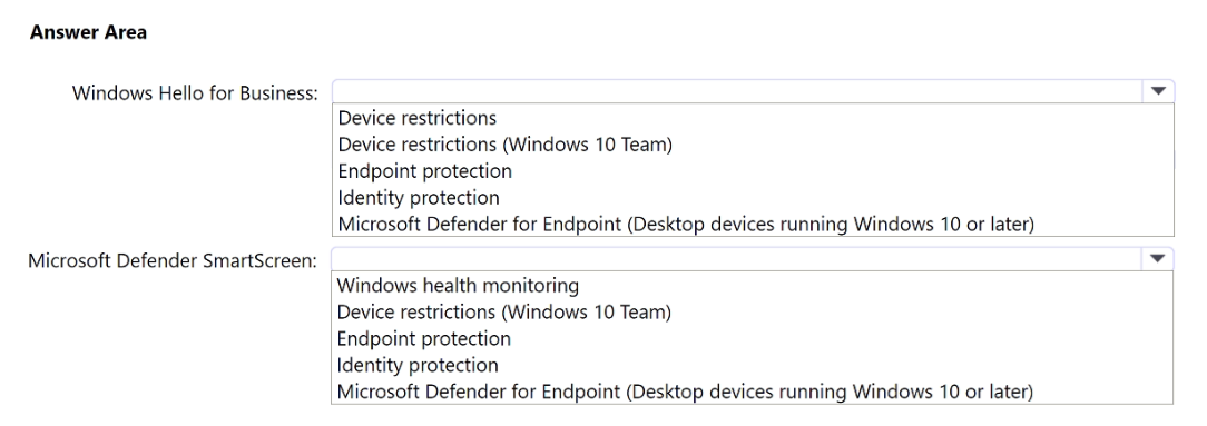 MD 102 - Endpoint Administrator Associate exam question