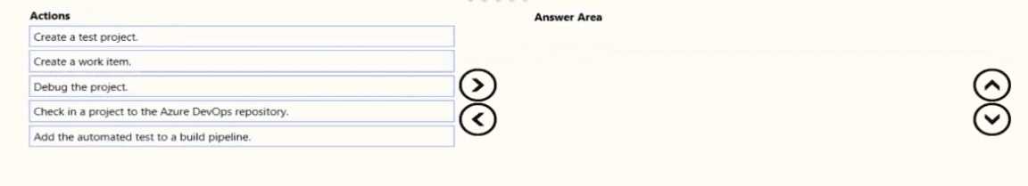 Microsoft AZ 400 question