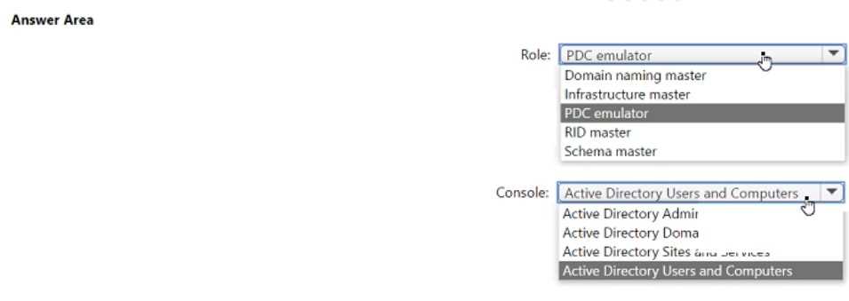 Microsoft AZ 800 question