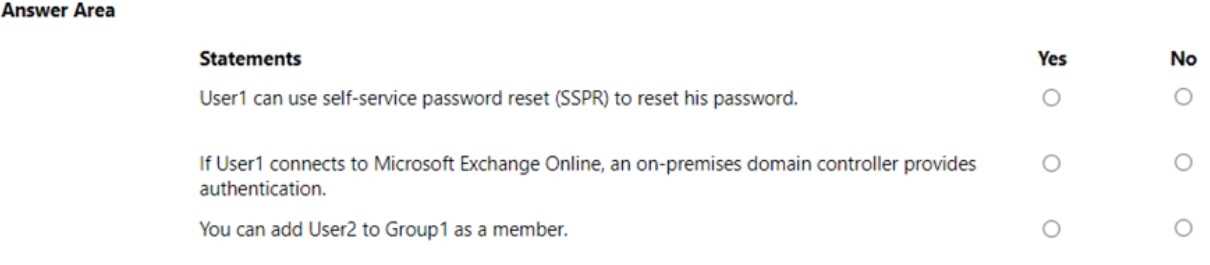Microsoft AZ 800 question