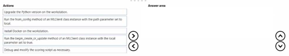 Microsoft DP 100 question