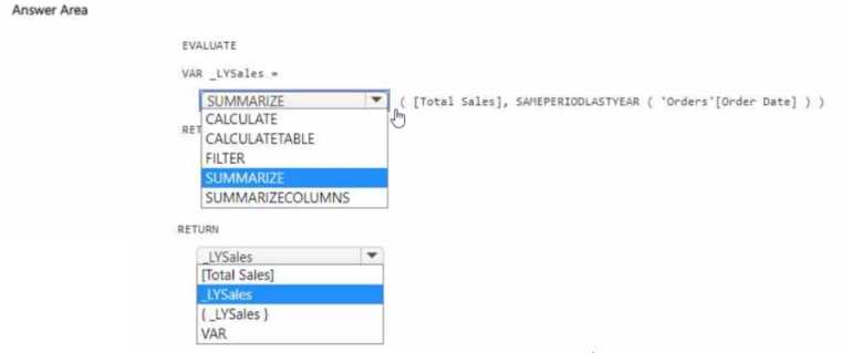 Microsoft DP 600 question