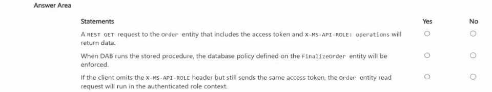 Microsoft DP 800 question