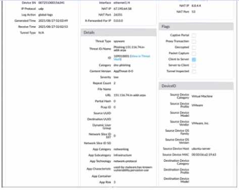 Palo Alto Networks PCNSA exam question
