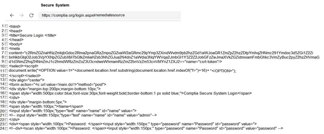 Pentest+ PT0-003 question