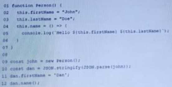Salesforce JAVASCRIPT DEVELOPER I question