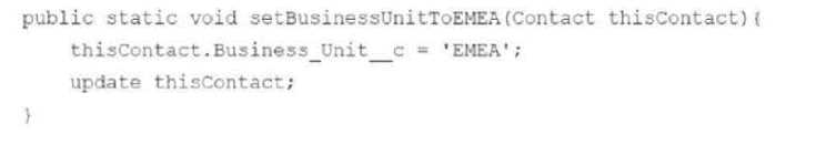 Salesforce Plat Dev 201 question