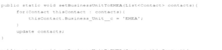 Salesforce Plat Dev 201 question