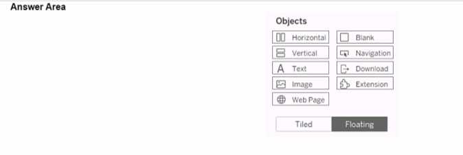 Tableau TDA C01 question