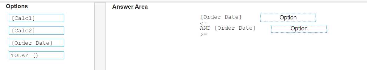 Tableau TDA C01 question